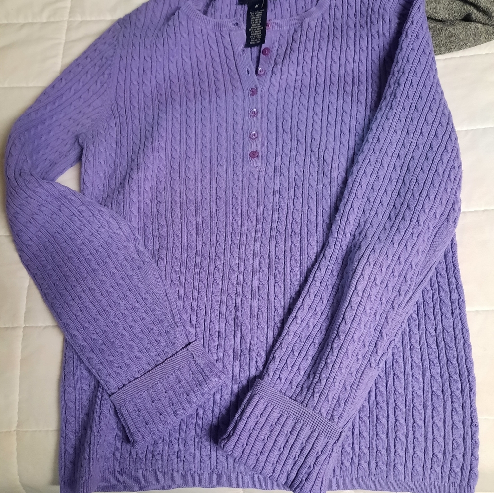 Jones of New York purple sweater